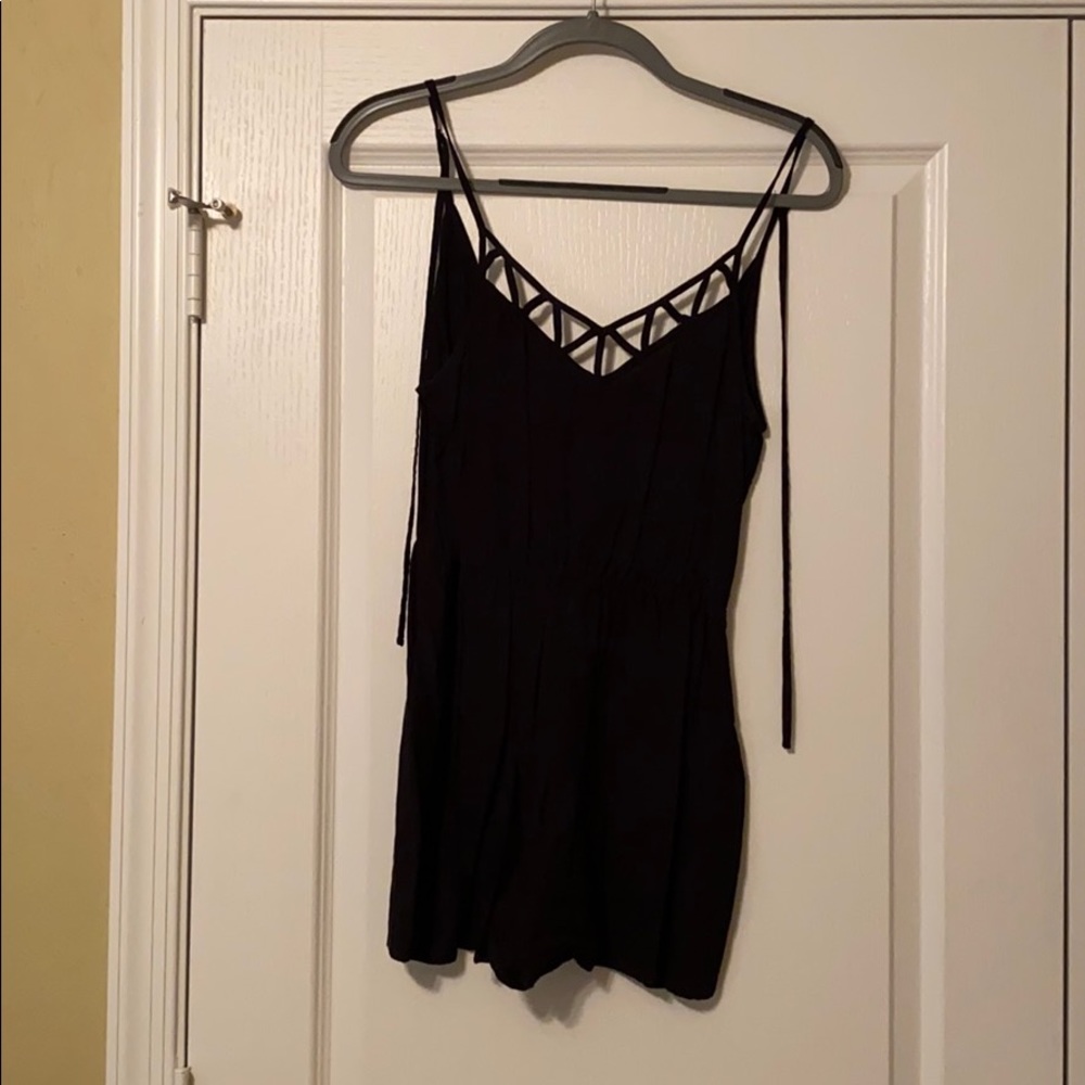 Short Black Romper